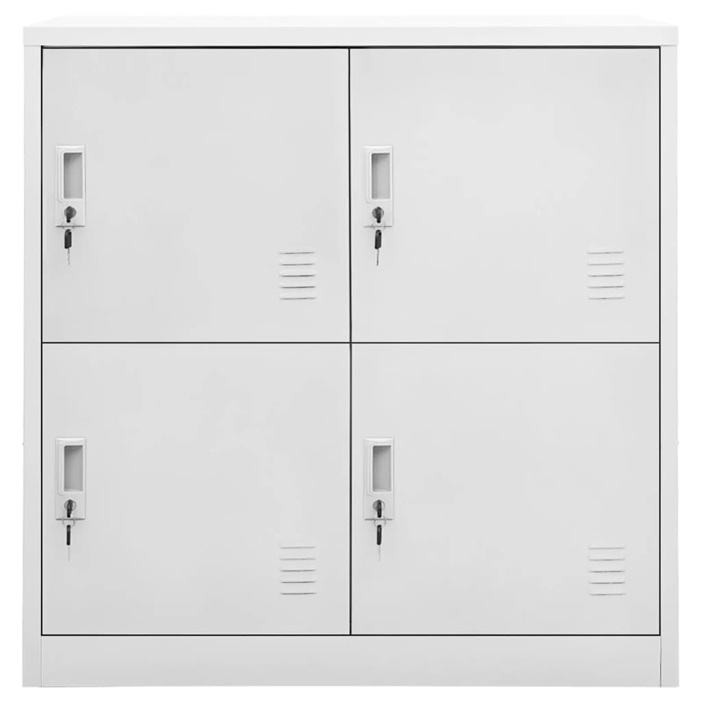 Ormarići s ključem 5 kom svjetlosivi 90 x 45 x 92,5 cm čelični