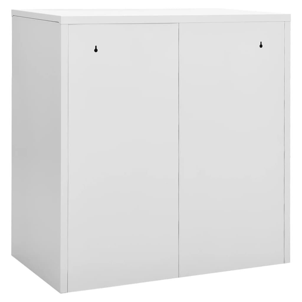 Ormarići s ključem 5 kom svjetlosivi/crveni 90x45x92,5 cm čelik