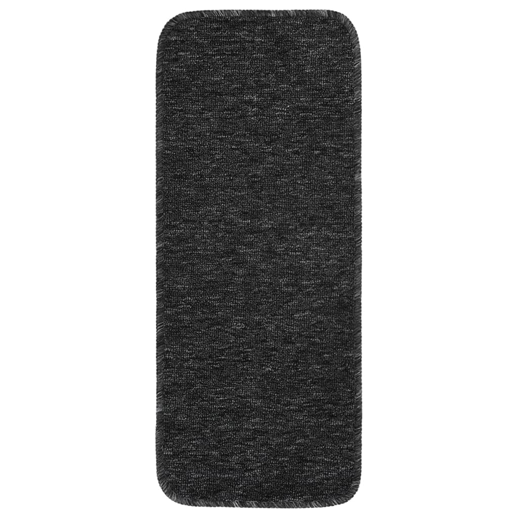 Protuklizni otirači za stepenice 15 kom 60 x 25 cm antracit