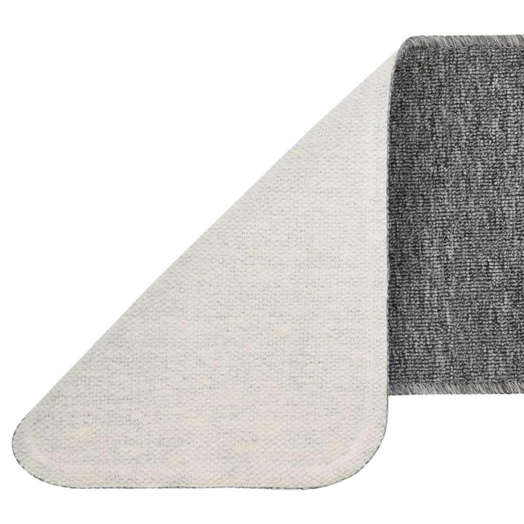 Protuklizni otirači za stepenice 15 kom 75x20cm sivi pravokutni