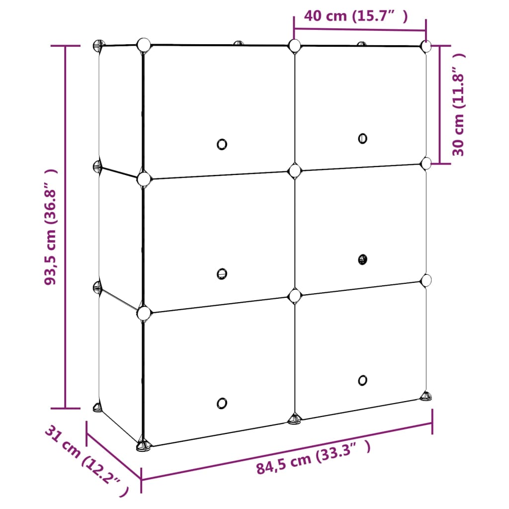 Stalak za cipele crni 84,5 x 31 x 93,5 cm PP