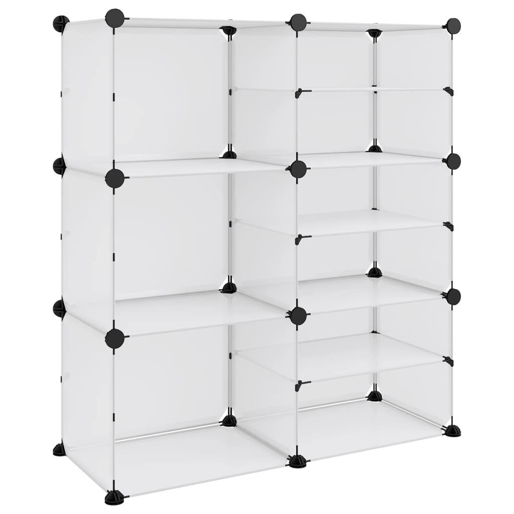 Stalak za cipele prozirni 84 x 31,5 x 93 cm PP