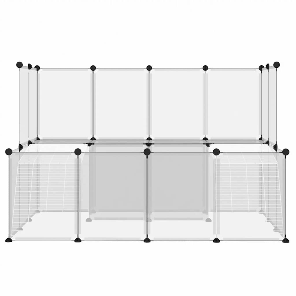 Kavez za male životinje prozirni 143 x 107 x 93 cm PP i čelik