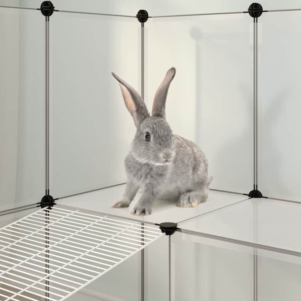 Kavez za male životinje prozirni 143 x 107 x 93 cm PP i čelik