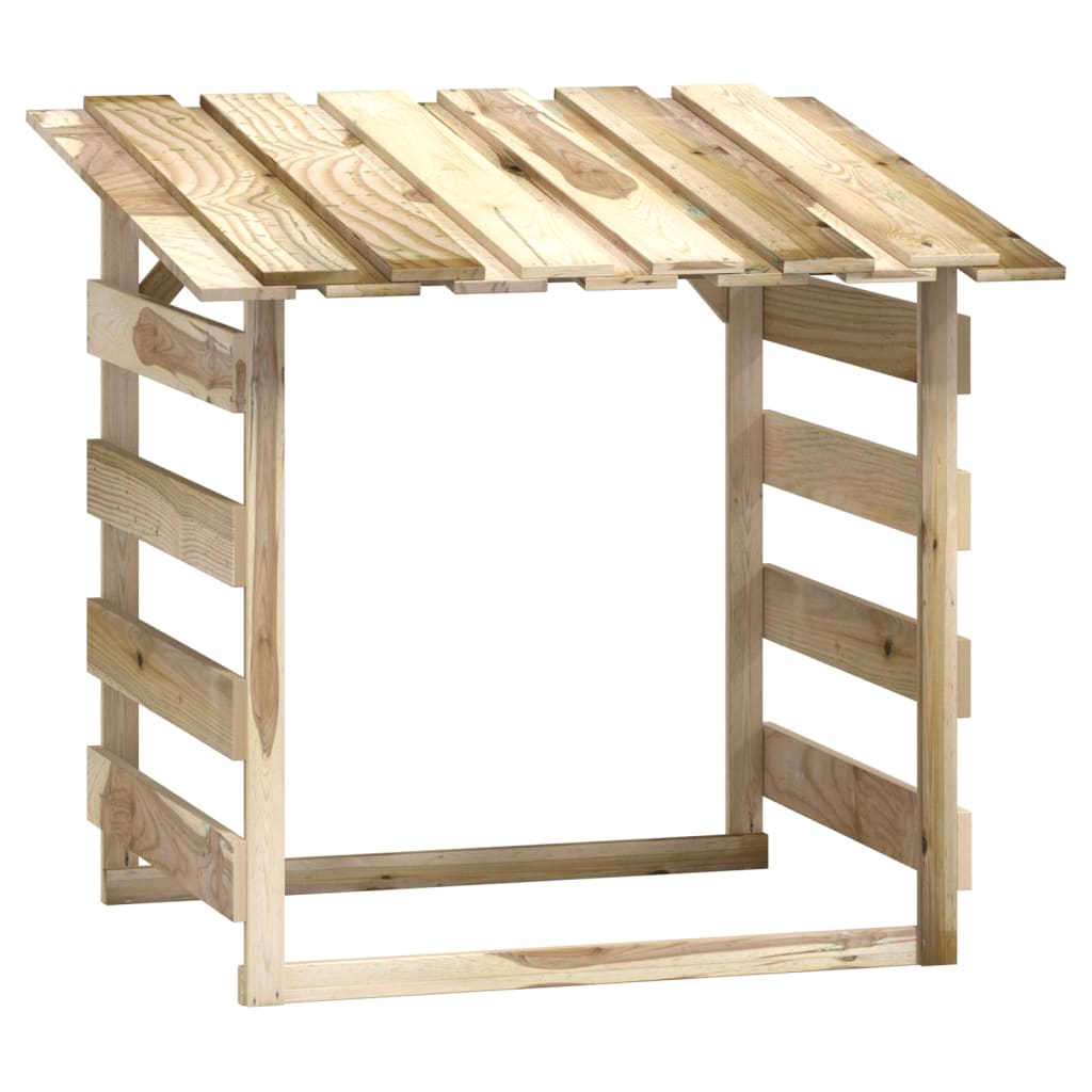 Pergole s krovom 3 kom 100 x 90 x 100 cm impregnirana borovina