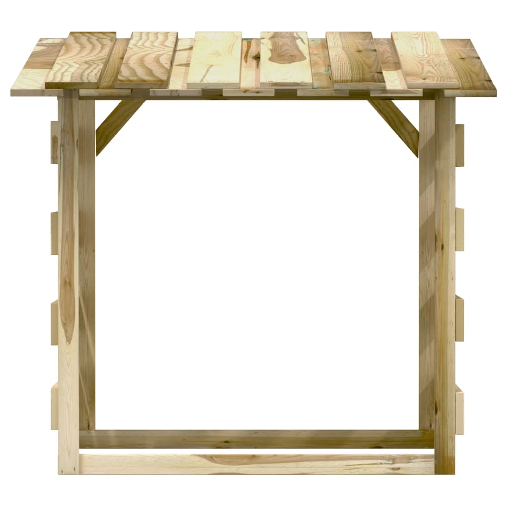 Pergole s krovom 3 kom 100 x 90 x 100 cm impregnirana borovina