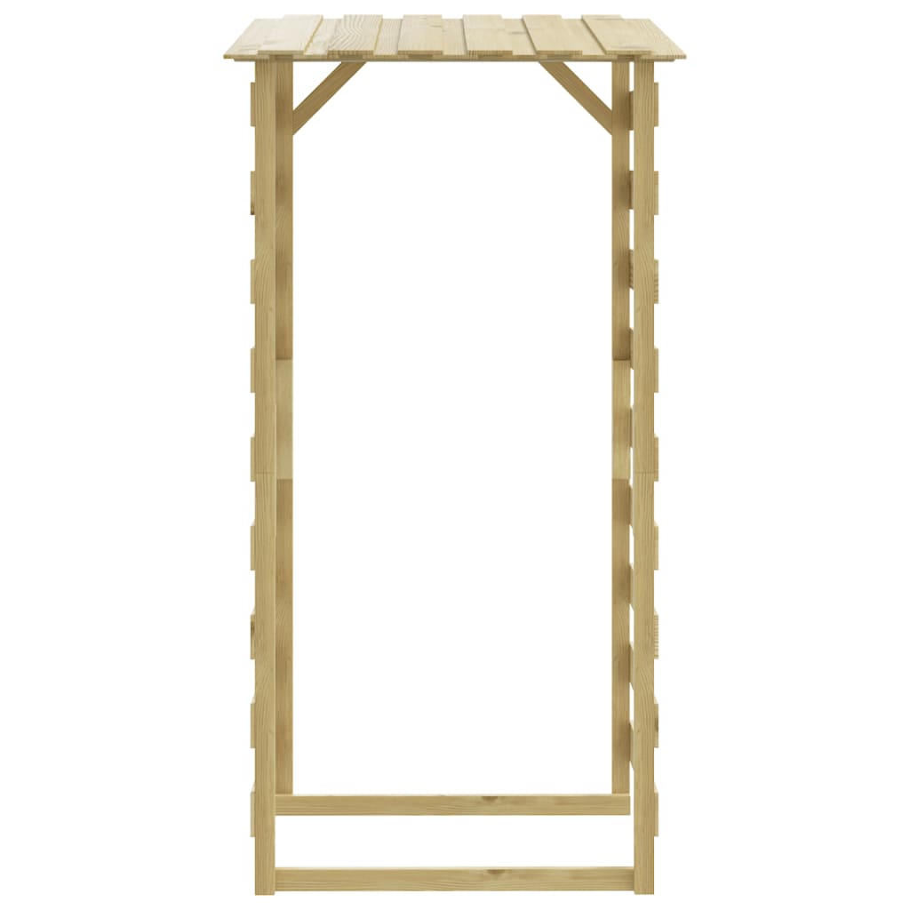 Pergole s krovom 2 kom 100 x 90 x 200 cm impregnirana borovina