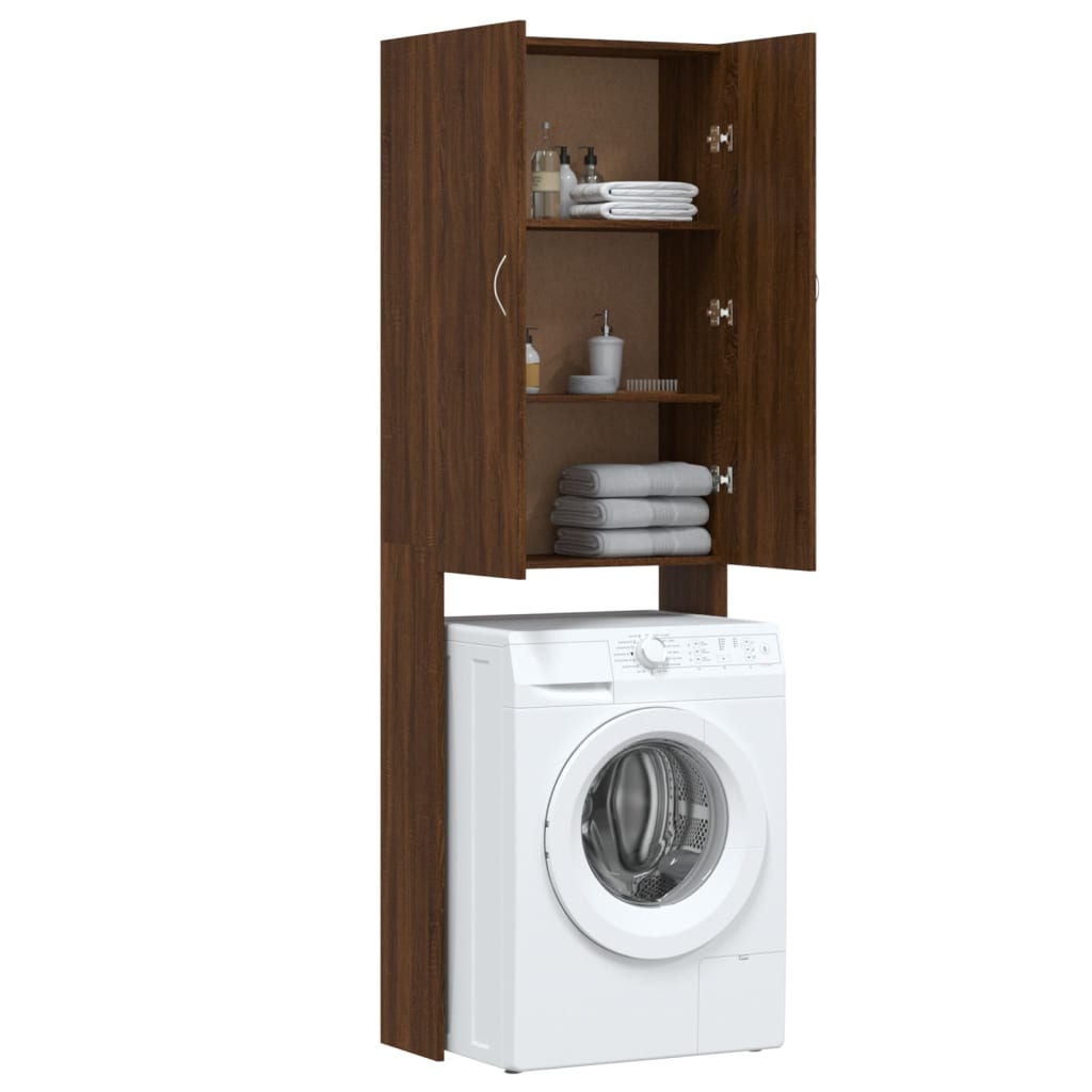 Ormarić za perilicu rublja boja smeđeg hrasta 64x25,5x190 cm