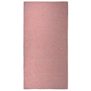 Vanjski tepih ravnog tkanja 100 x 200 cm crveni
