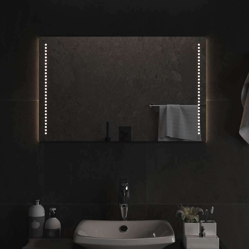LED kupaonsko ogledalo 80x50 cm