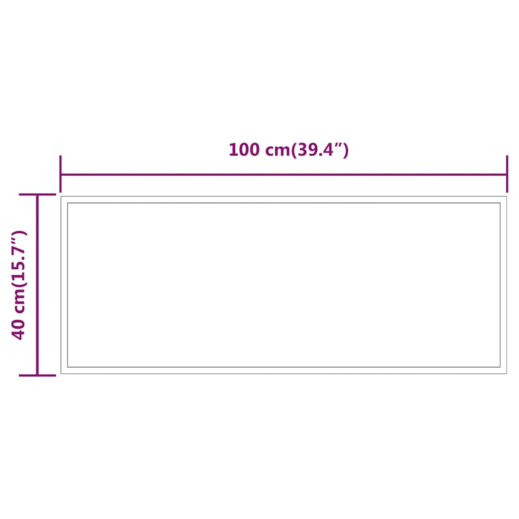 LED kupaonsko ogledalo 100x40 cm