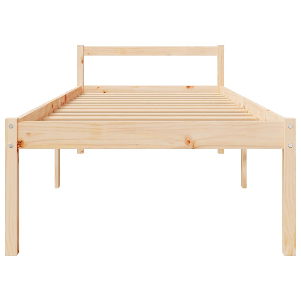Krevet za starije osobe 90 x 200 cm od masivne borovine