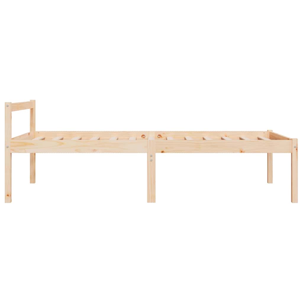Krevet za starije osobe 90 x 200 cm od masivne borovine