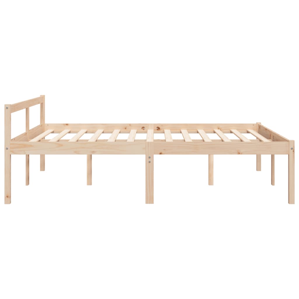 Krevet za starije osobe 160 x 200 cm od masivne borovine