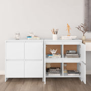 Komode 2 kom bijele 70 x 41 x 75 cm konstruirano drvo