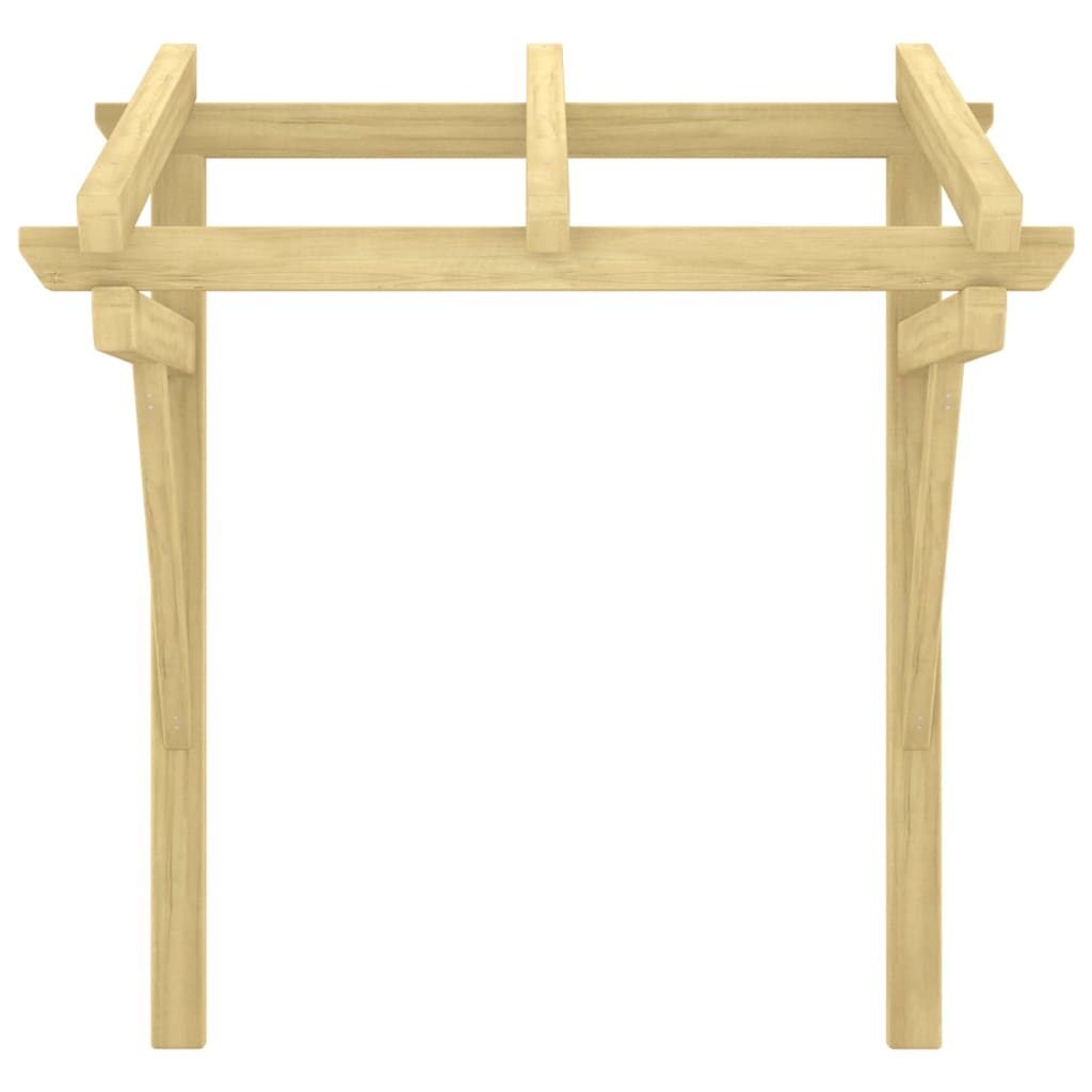 Nadstrešnica za vrata 100x100x80 cm od impregnirane borovine
