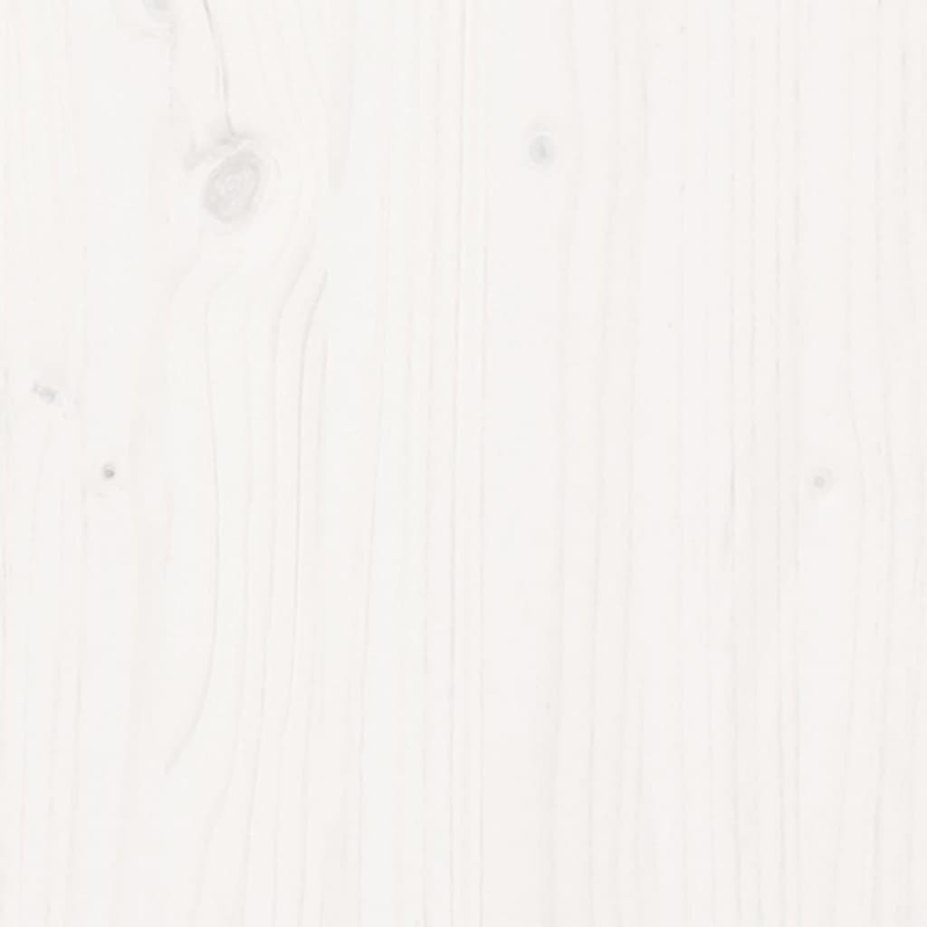 Komoda bijela 111x34x60 cm od masivne borovine