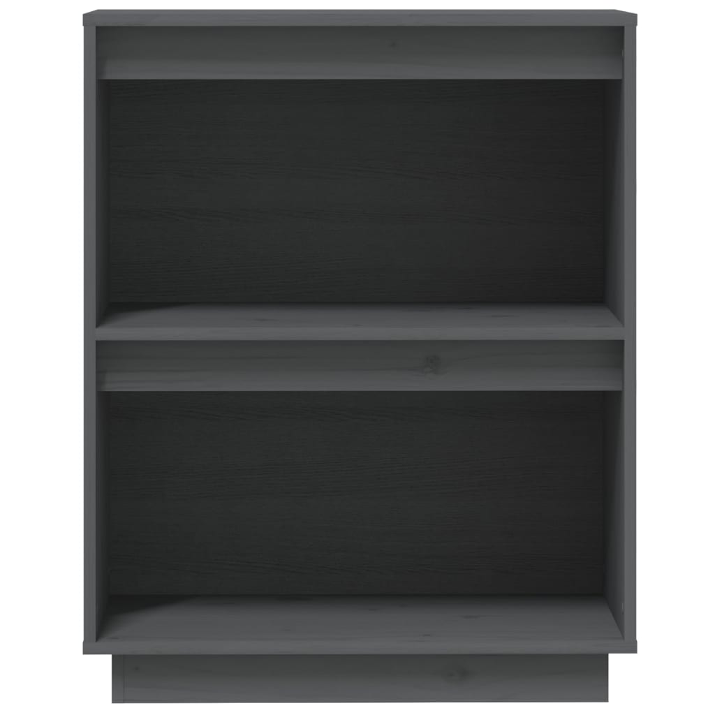 Konzolni ormarić sivi 60 x 34 x 75 cm od masivne borovine