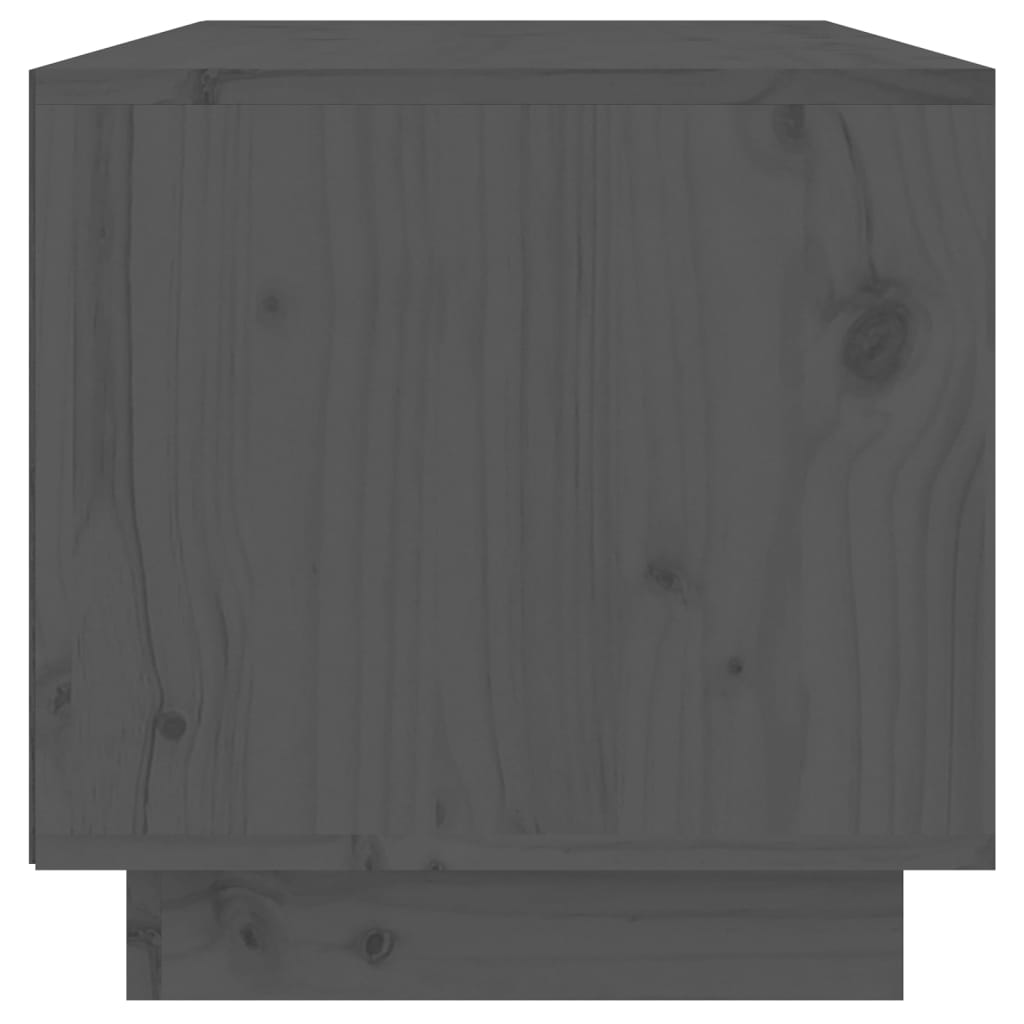 TV ormarić sivi 60 x 35 x 35 cm od masivne borovine