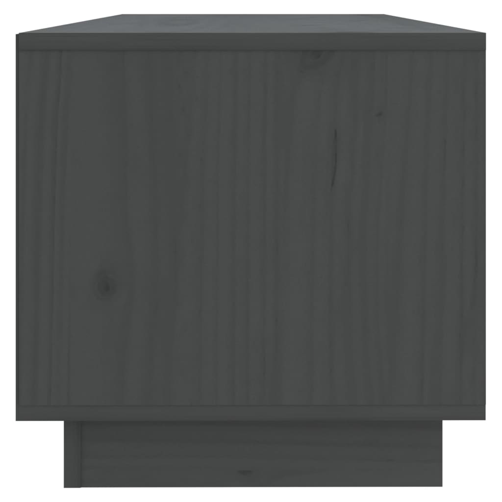 TV ormarić sivi 90 x 35 x 35 cm od masivne borovine