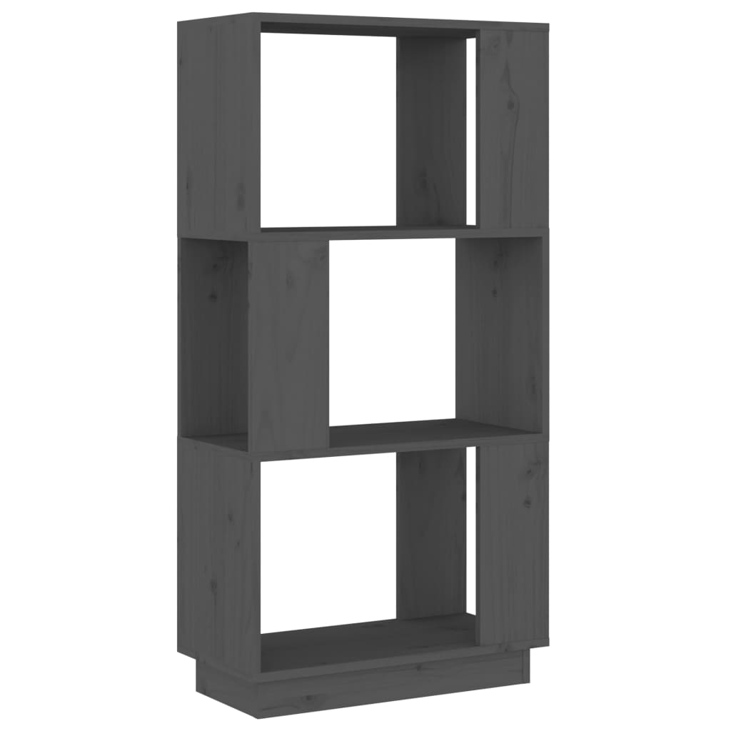 Ormarić za knjige / pregrada sivi 51x25x101 cm od borovine