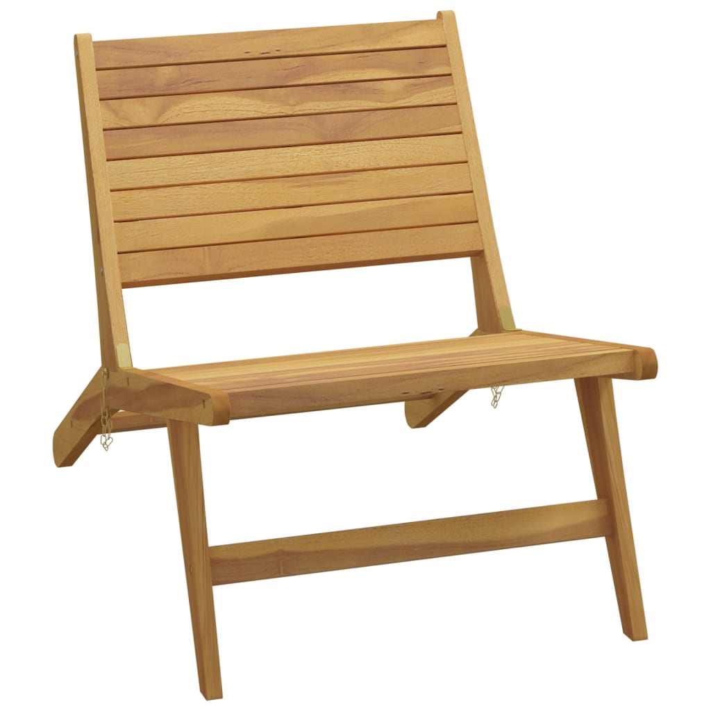 Vrtna stolica od masivne tikovine s osloncem za noge