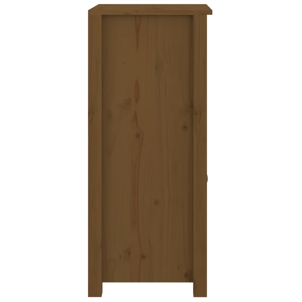 Komode 2 kom boja meda 40x35x80 cm od masivne borovine