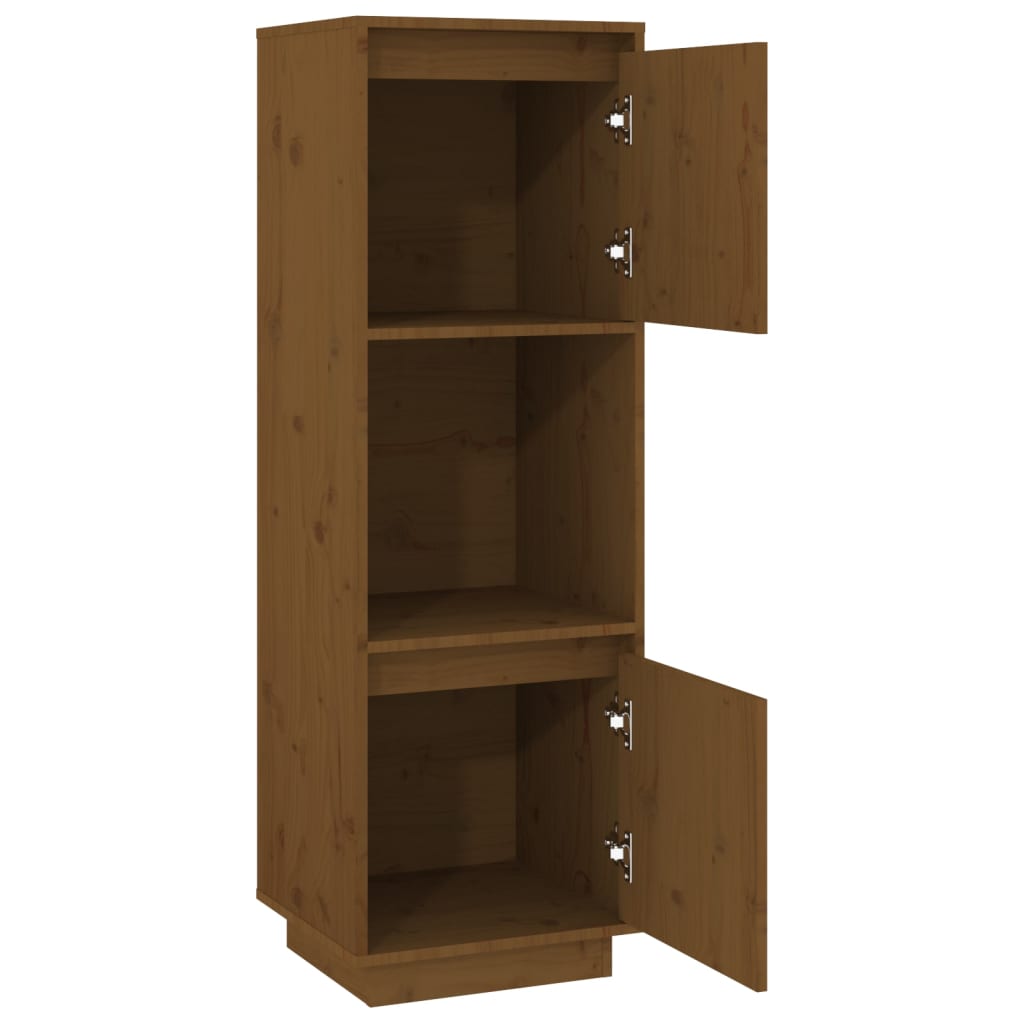 Visoka komoda boja meda 38 x 35 x 117 cm od masivne borovine