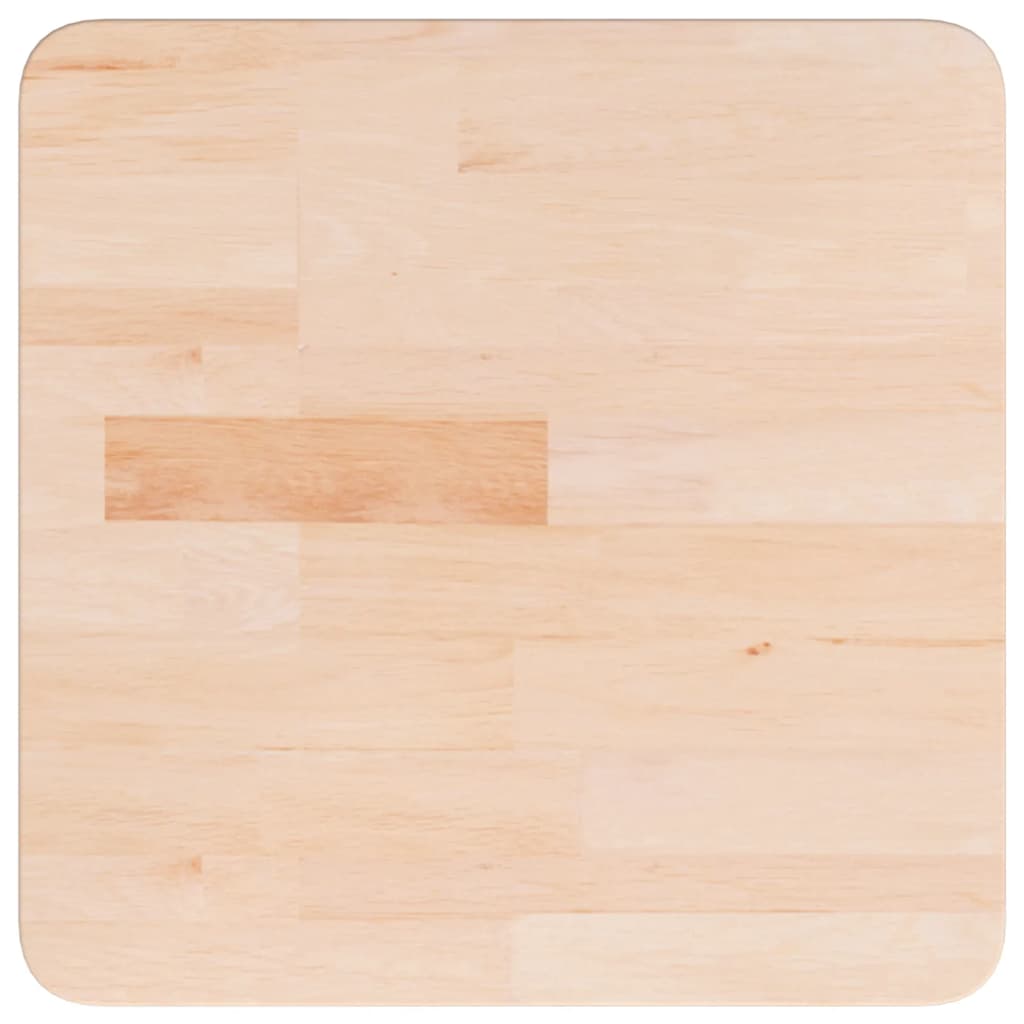 Četvrtasta stolna ploča 40x40x2,5 cm netretirana hrastovina
