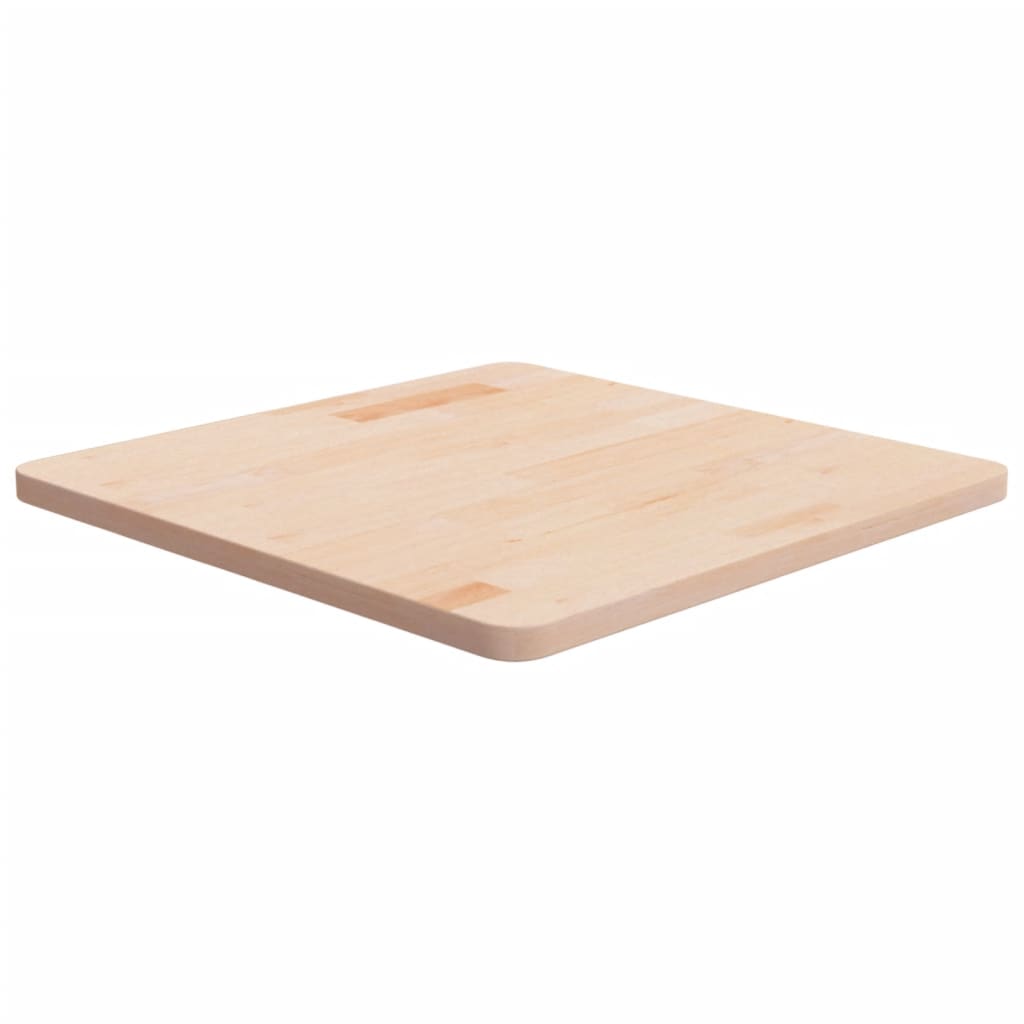 Četvrtasta stolna ploča 60 x 60 x 2,5 cm netretirana hrastovina