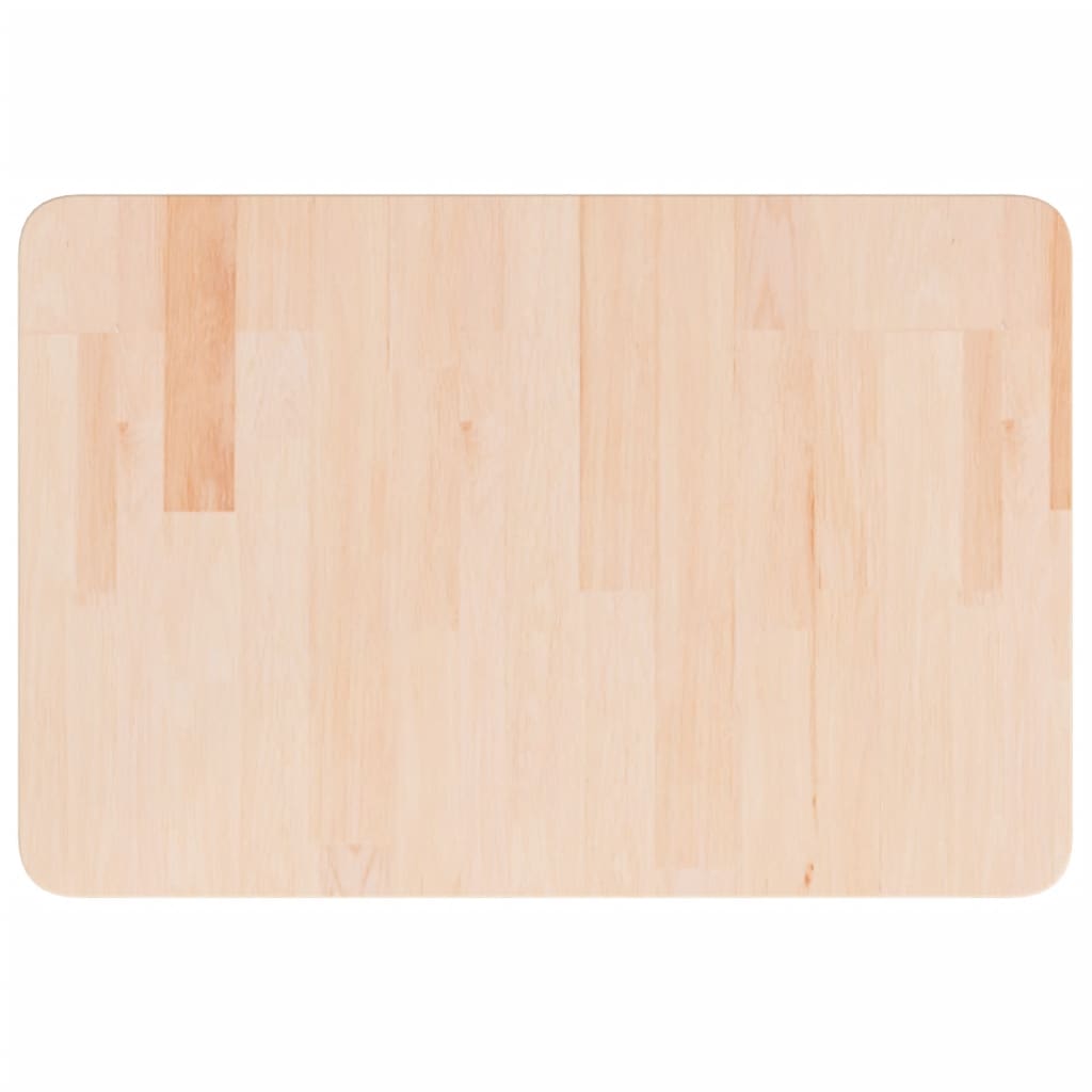Kupaonska radna ploča 60x40x2,5 cm netretirano masivno drvo