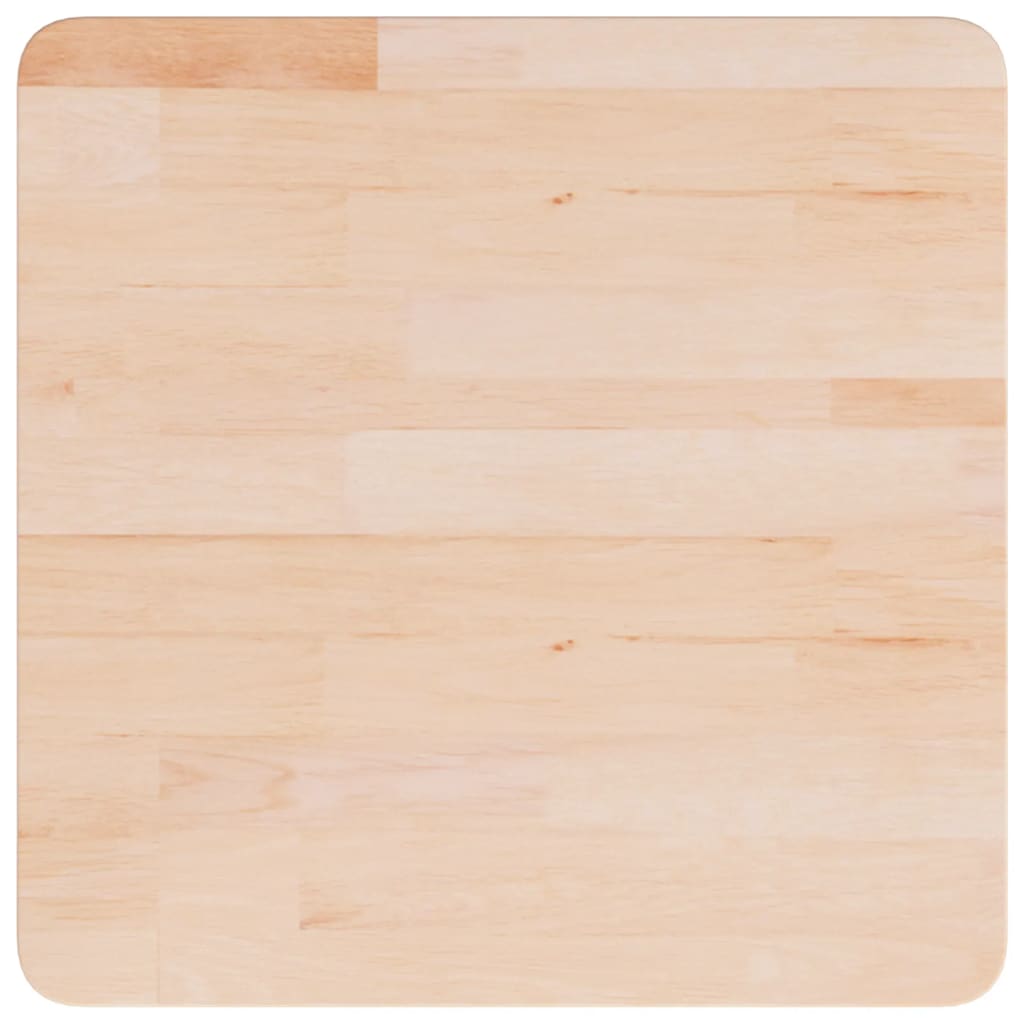 Četvrtasta stolna ploča 50x50x4 cm netretirana hrastovina