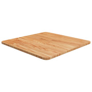 Četvrtasta stolna ploča svjetlosmeđa 50x50x1,5 cm od hrastovine