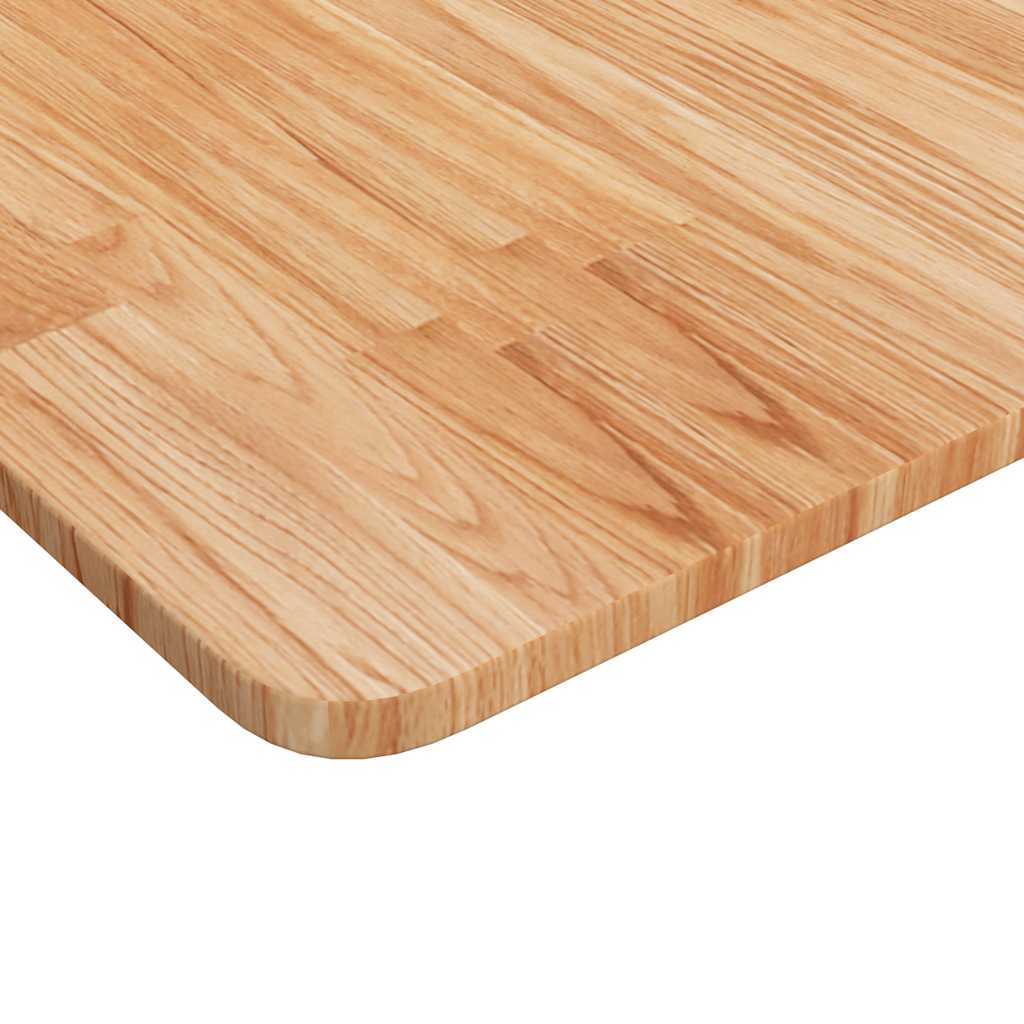 Četvrtasta stolna ploča smeđa 90x90x1,5 cm tretirana hrastovina