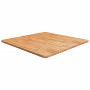Četvrtasta stolna ploča smeđa 90x90x2,5 cm tretirana hrastovina