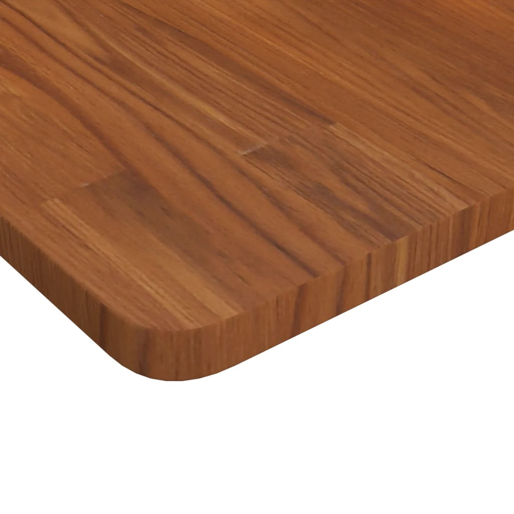 Četvrtasta stolna ploča smeđa 60x60x2,5 cm tretirana hrastovina