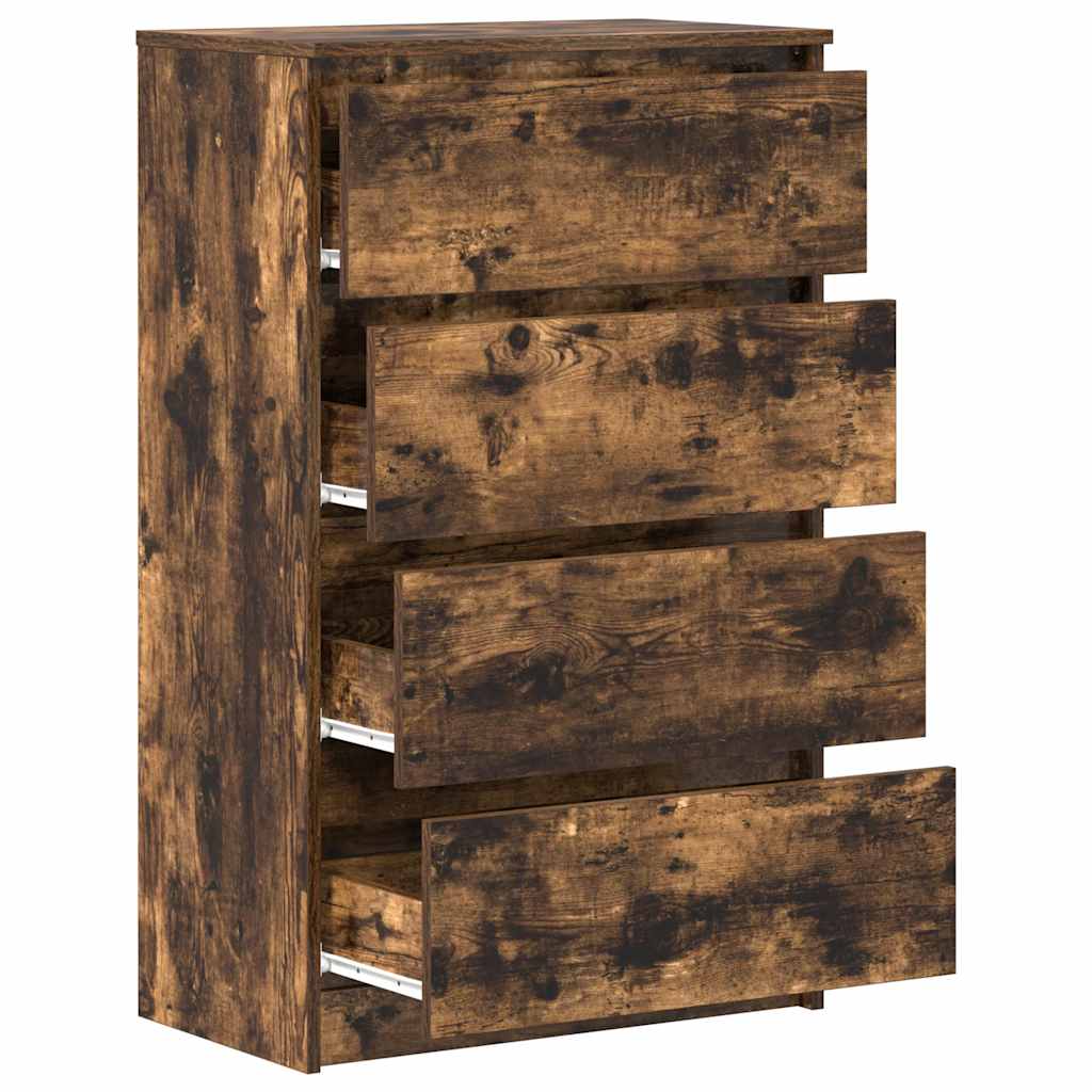 Komoda boja dimljenog hrasta 60x35x98,5 cm konstruirano drvo
