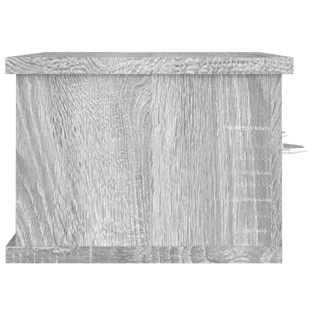 Zidni ormarić boja sivog hrasta 60x26x18,5 cm konstruirano drvo