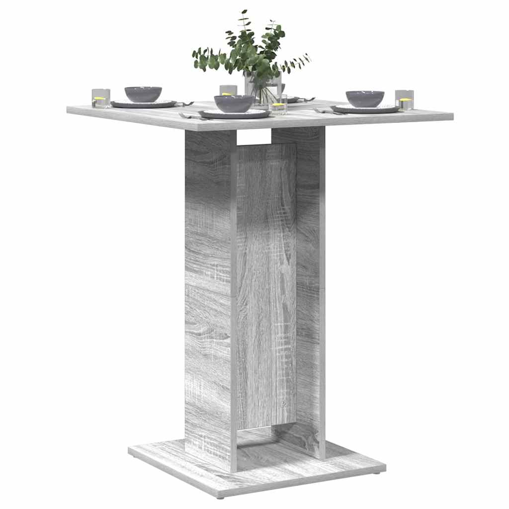 Bistro stol boja hrasta sonome 60x60x75 cm konstruirano drvo