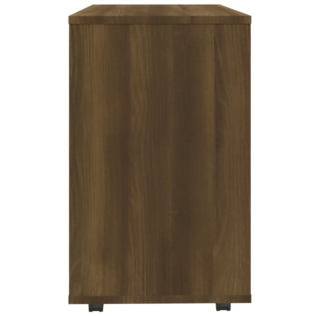 Bočni stolić boja smeđeg hrasta 70x35x55 cm konstruirano drvo