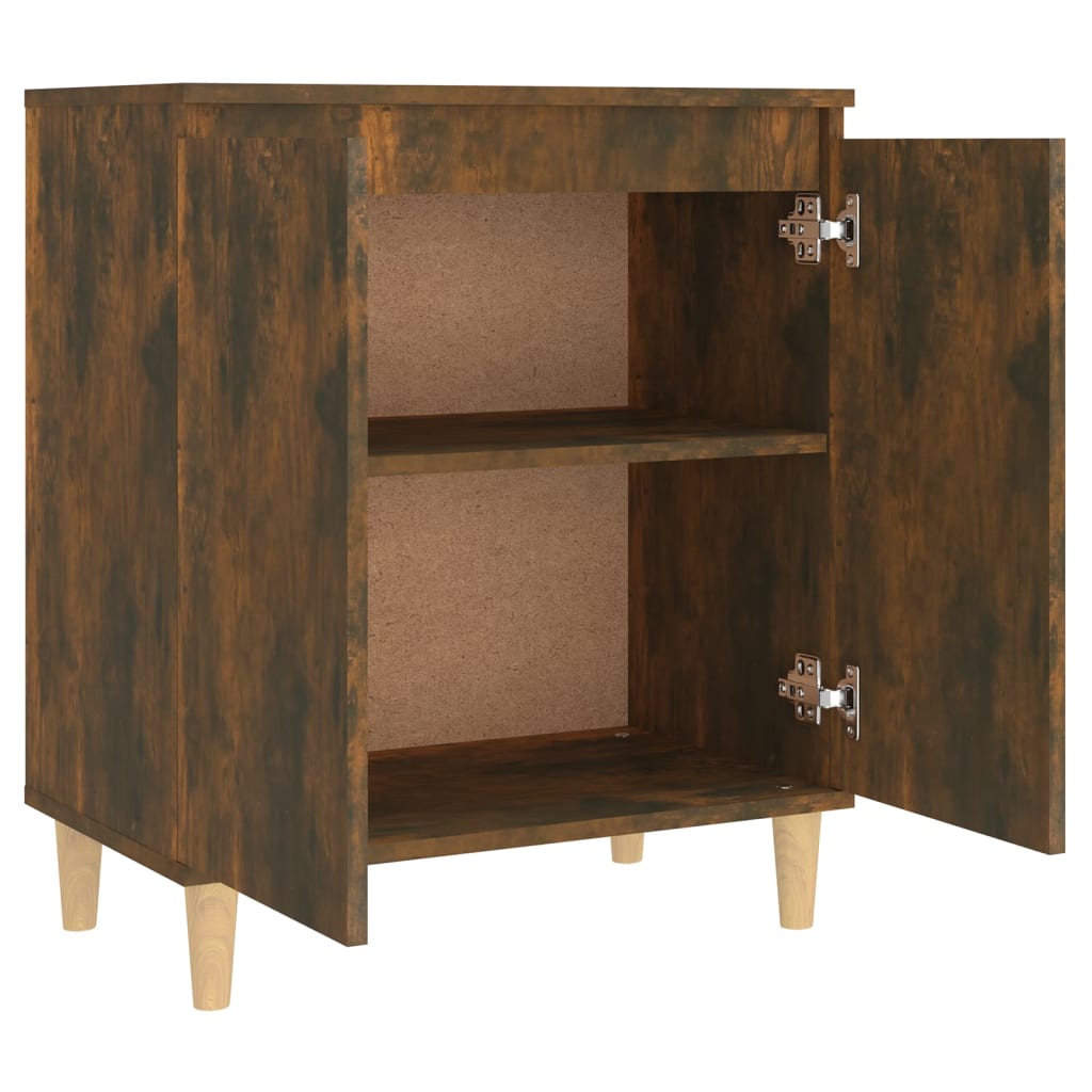 Komoda boja dimljenog hrasta 60 x 35 x 70 cm konstruirano drvo