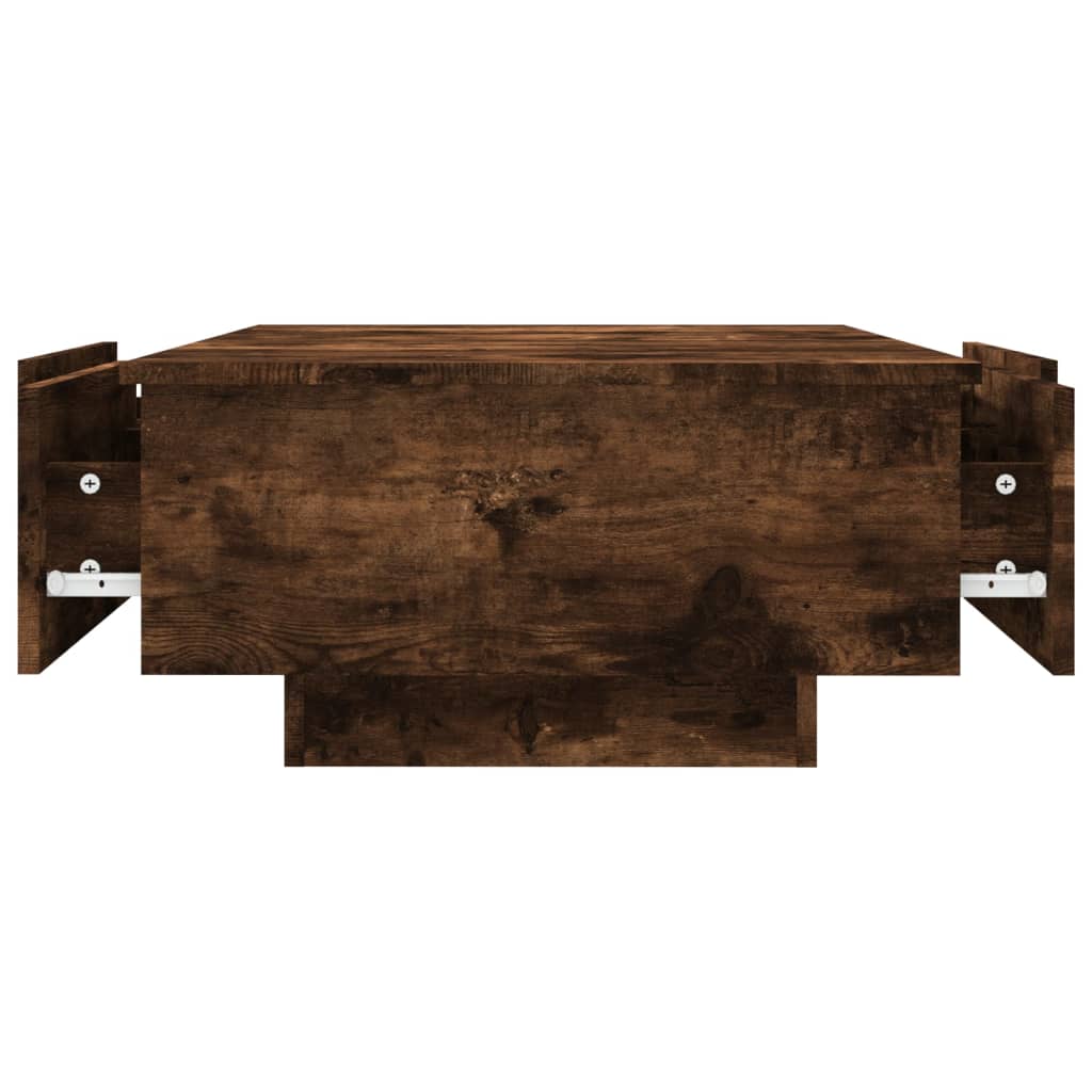 Stolić za kavu boja hrasta 90 x 60 x 31 cm konstruirano drvo