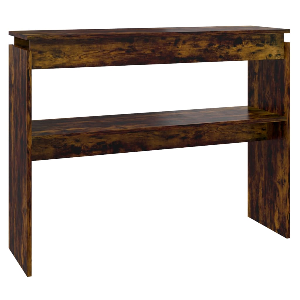 Konzolni stol dimljeni hrast 102x30x80 cm od konstruiranog drva
