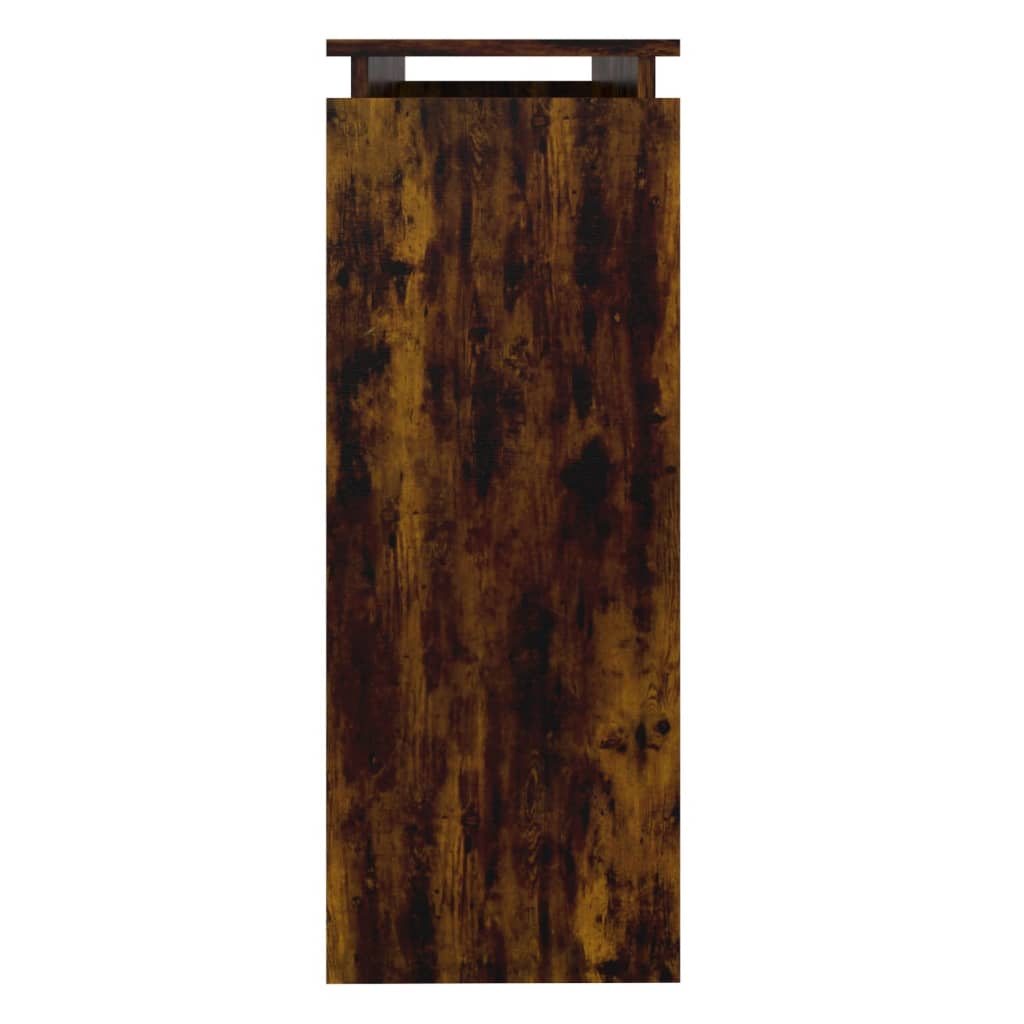 Konzolni stol dimljeni hrast 102x30x80 cm od konstruiranog drva