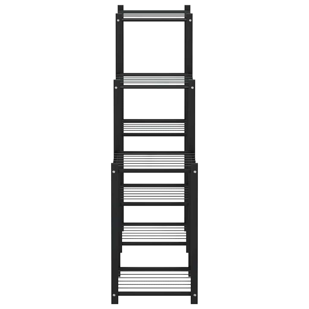 Stalak za cvijeće 83 x 25 x 80 cm crni željezni