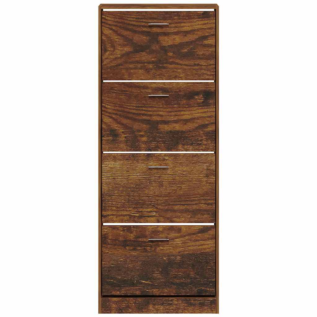 Ormarić za cipele boja hrasta 59x17x150 cm konstruirano drvo