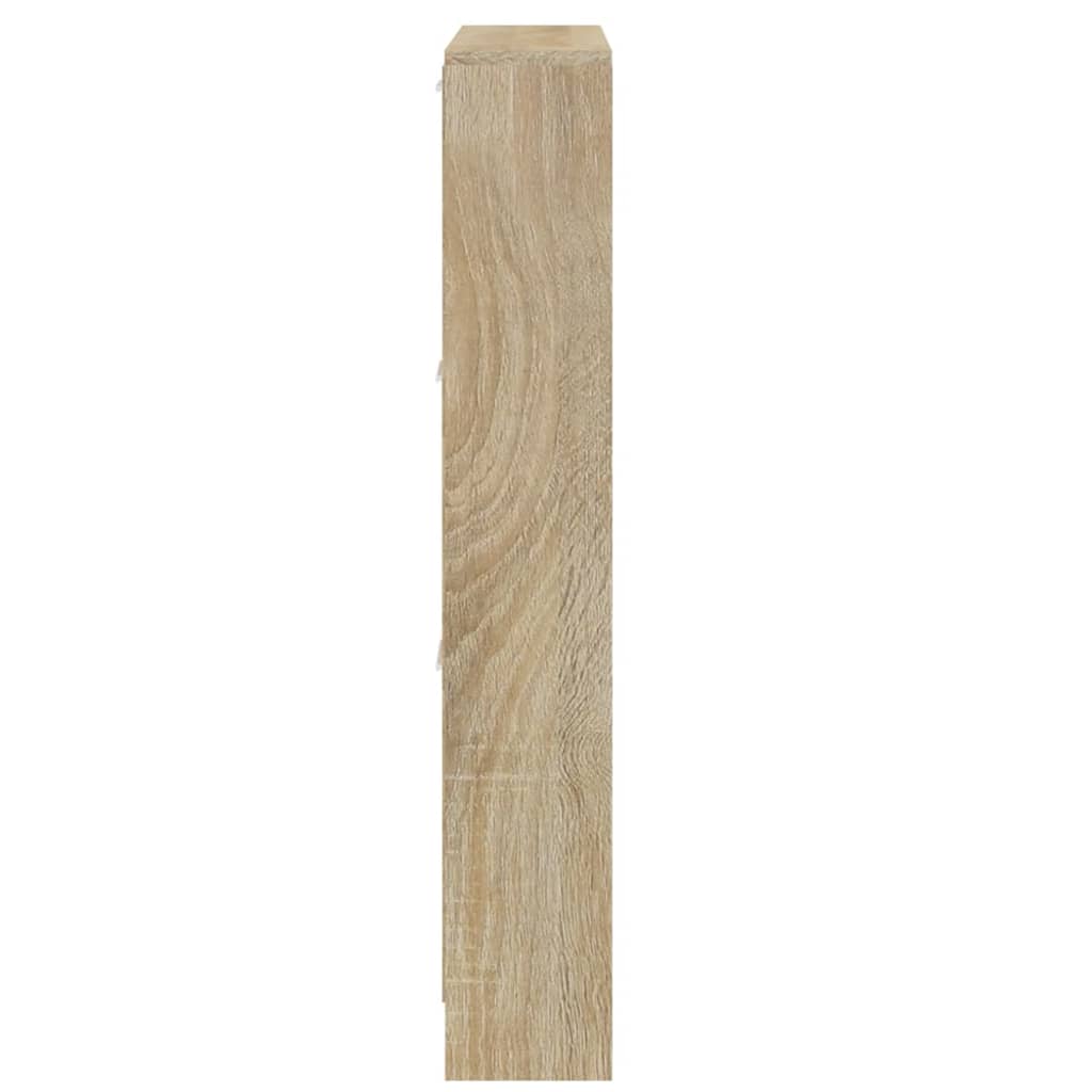 Ormarić za cipele boja hrasta 59x17x108 cm konstruirano drvo