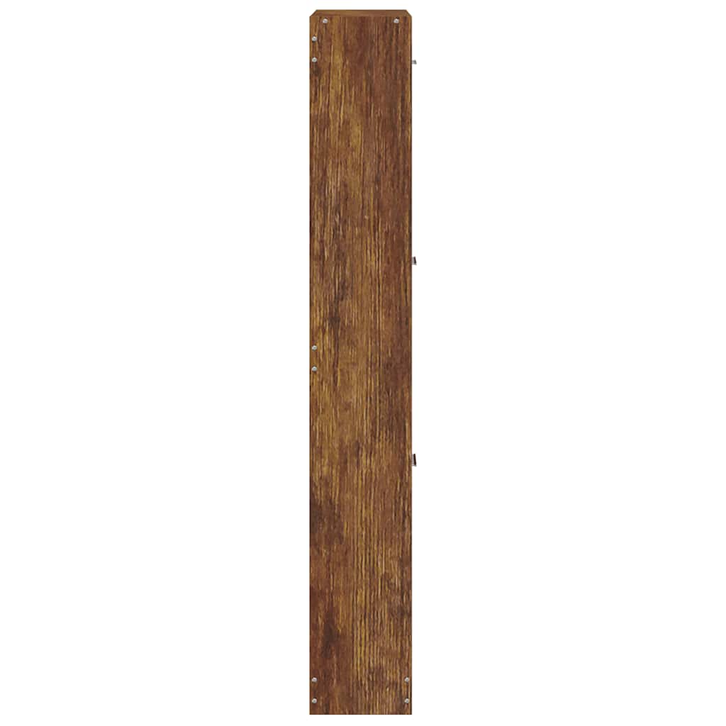 Ormarić za cipele boja hrasta 59x17x108 cm konstruirano drvo