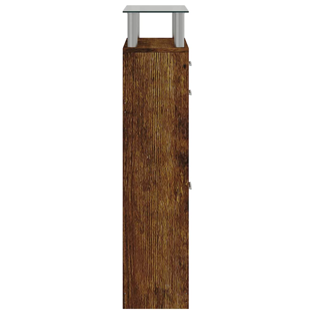 Ormarić za cipele boja hrasta 63x24x104 cm konstruirano drvo