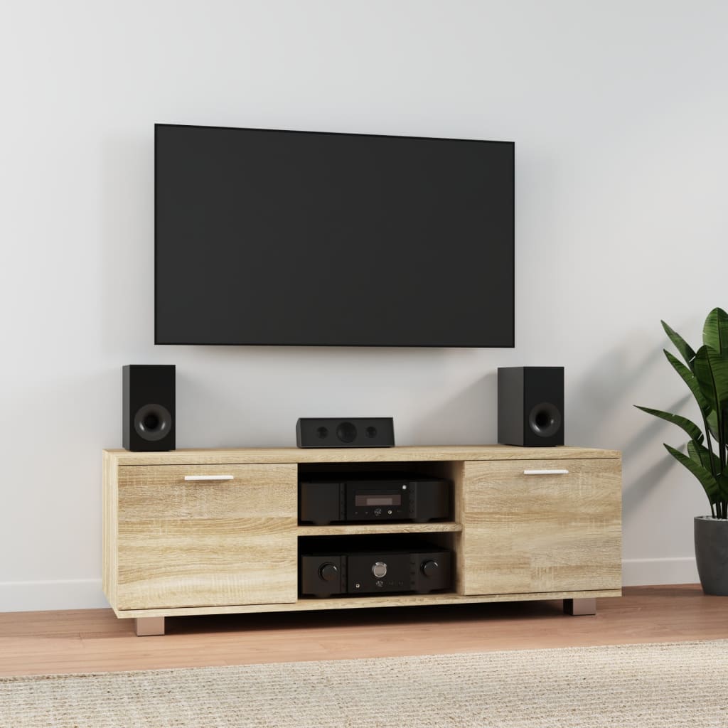 TV ormarić boja hrasta 120x40,5x35 cm od konstruiranog drva
